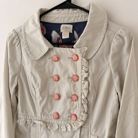 Idra Anthropologie Cropped Jacket Womens Size 4 - Picture 4 of 8